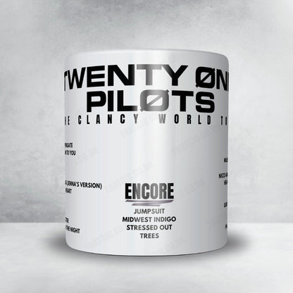 twenty one pilots Setlist Poster - The O2 Arena, London - May 13th, 2025