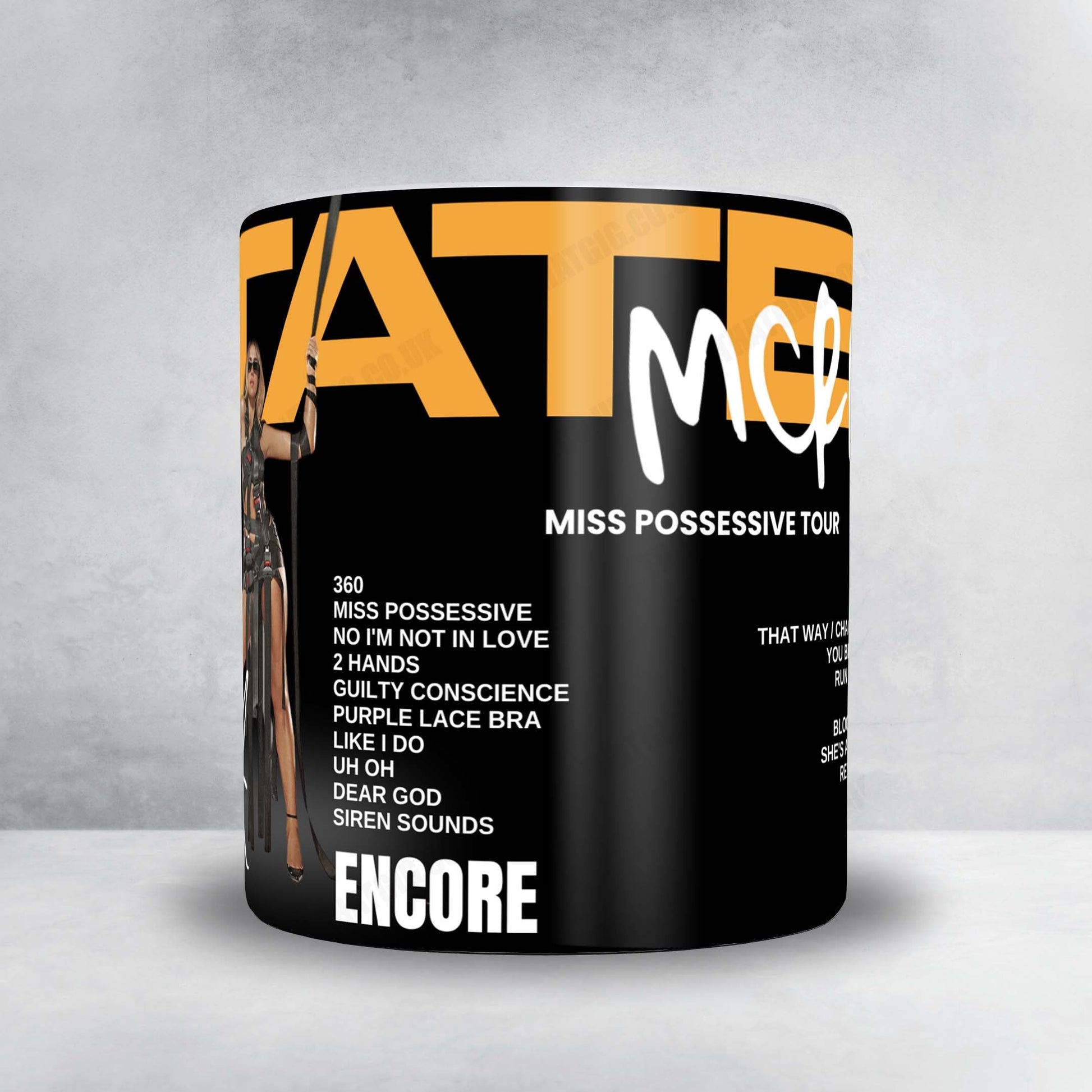 Tate McRae Setlist Mug - Utilita Arena Birmingham, Birmingham - May 19th, 2025