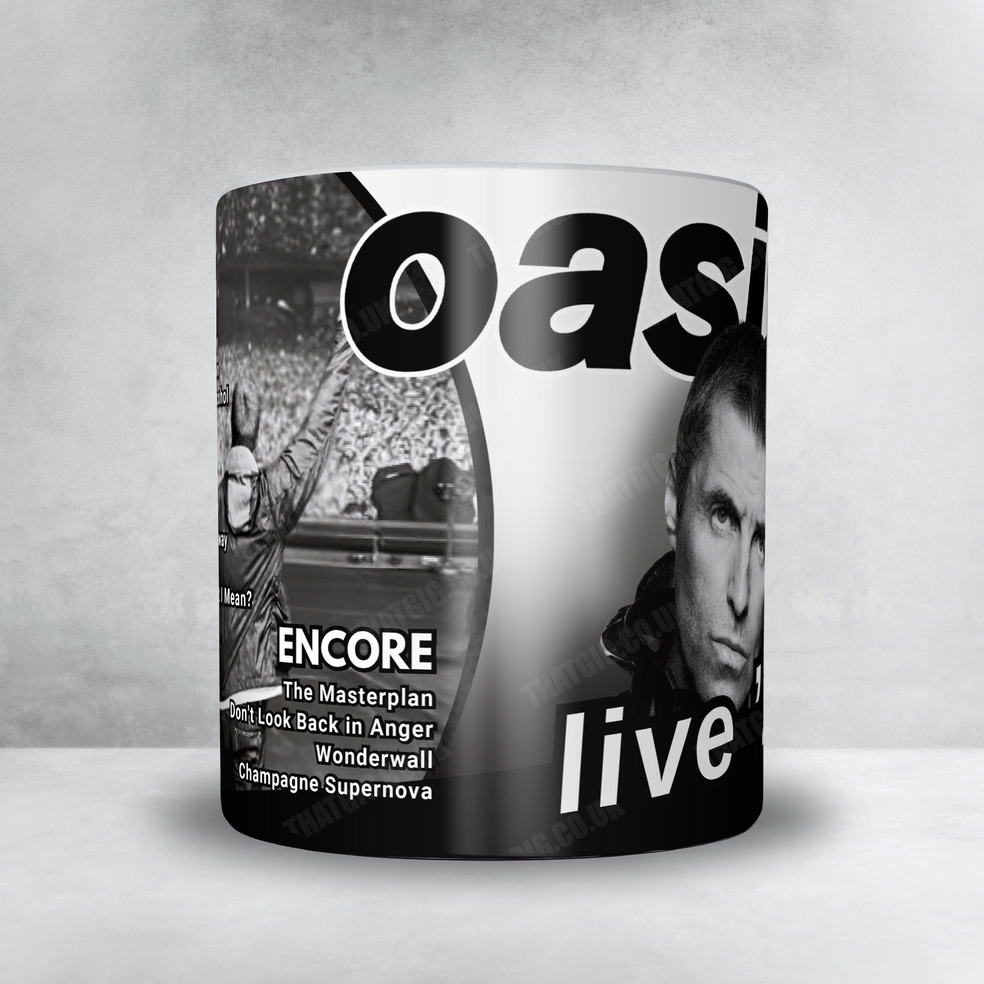 Oasis Setlist Mug - Tokyo Dome, Tokyo - October 26th, 2025