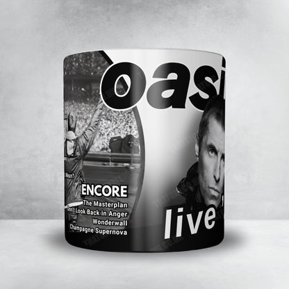 Oasis Setlist Mug - Tokyo Dome, Tokyo - October 26th, 2025