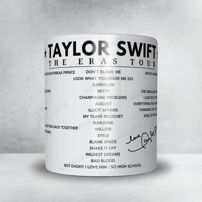 Taylor Swift Setlist Mug - Wembley Stadium, London - August 15th, 2024