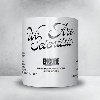 We Are Scientists Setlist Mug - Union Stage, Washington - December 8th, 2023