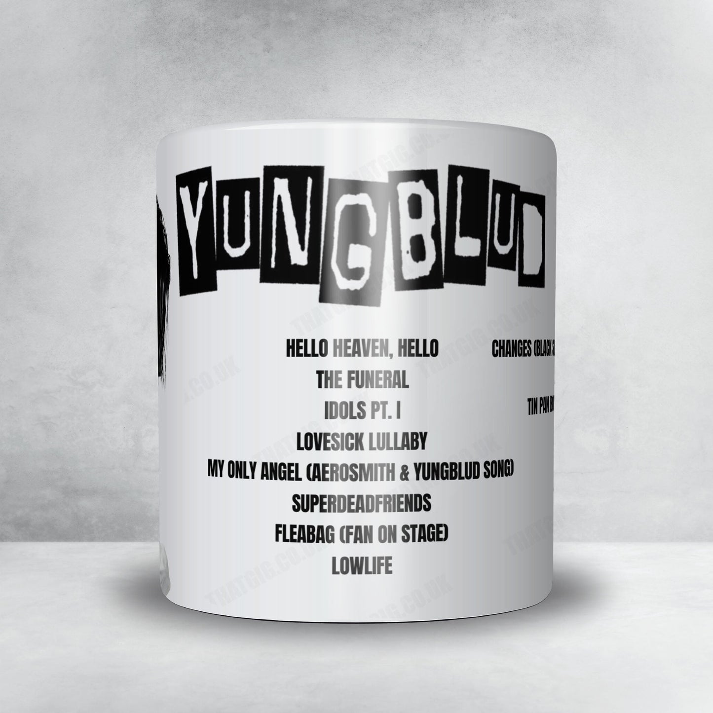 YUNGBLUD Setlist Mug - Ryman Auditorium, Nashville - January 29th, 2022
