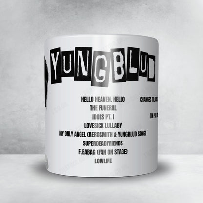 YUNGBLUD Setlist Mug - Howard Stern Radio Program, New York - December 15th, 2025