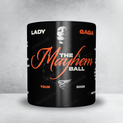 Lady Gaga Setlist Mug - Accor Stadium, Sydney - December 13th, 2025