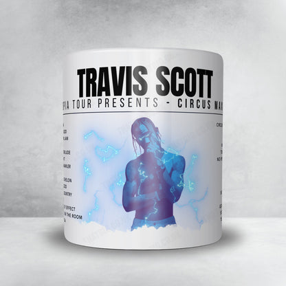 Travis Scott Setlist Mug - Centre Bell, Montreal - January 9th, 2024
