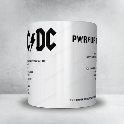 AC/DC Setlist Mug - Cannstatter Wasen, Stuttgart - July 17th, 2024