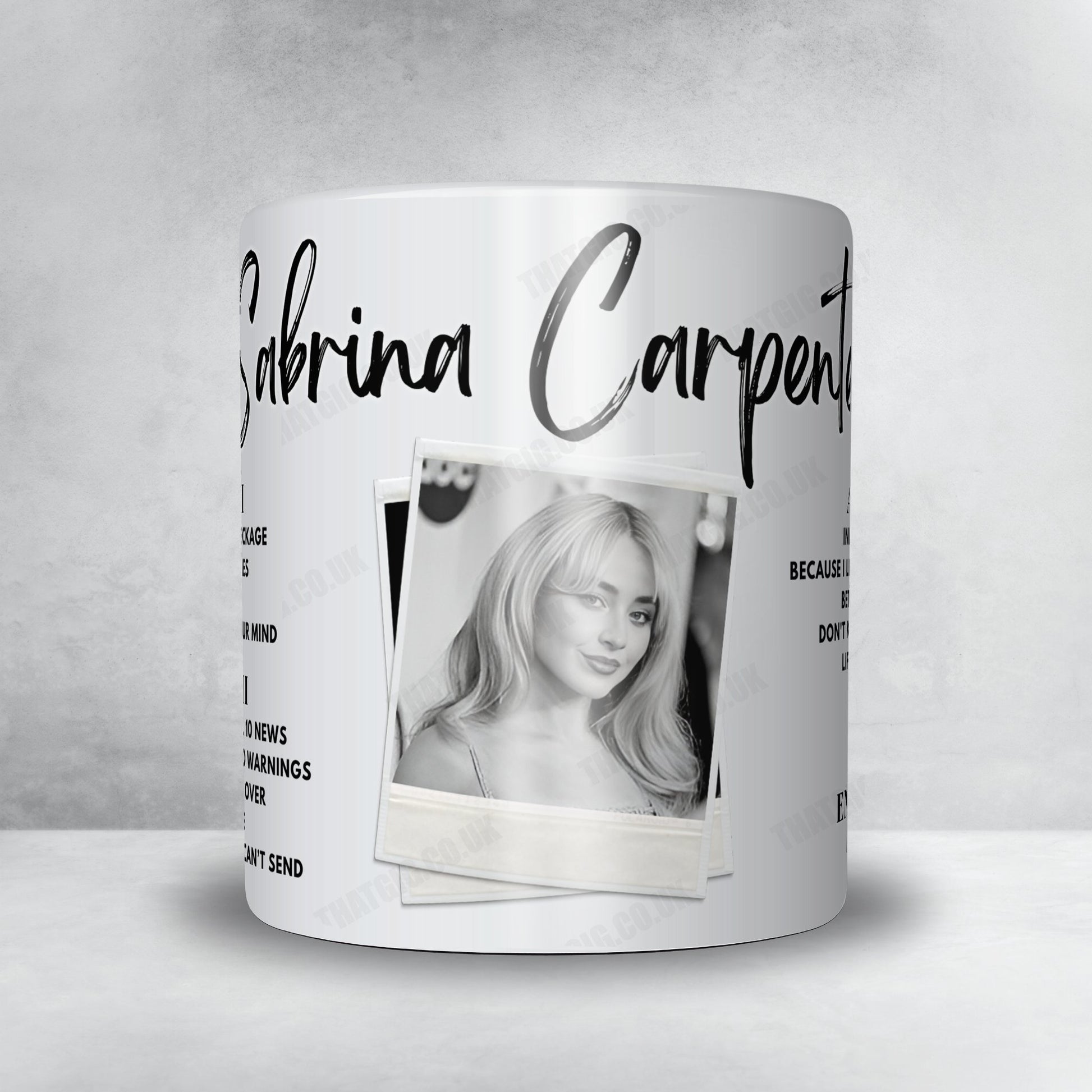 Sabrina Carpenter Setlist Mug - Kia Forum, Inglewood, CA, USA - November 18th, 2024