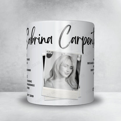 Sabrina Carpenter Setlist Mug - Kia Forum, Inglewood, CA, USA - November 18th, 2024
