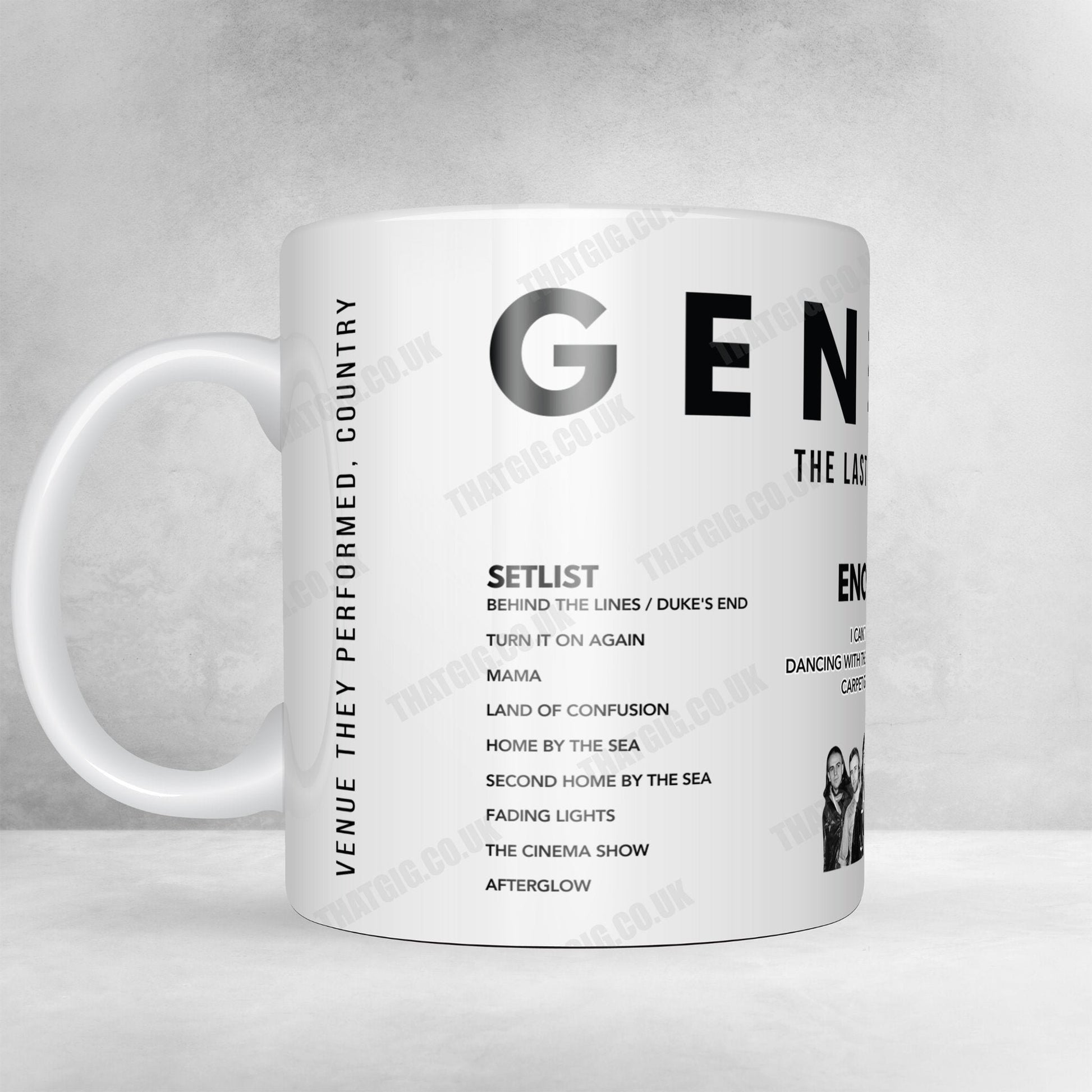 Genesis Setlist Poster - First Direct Arena, Leeds - September 28th, 2021