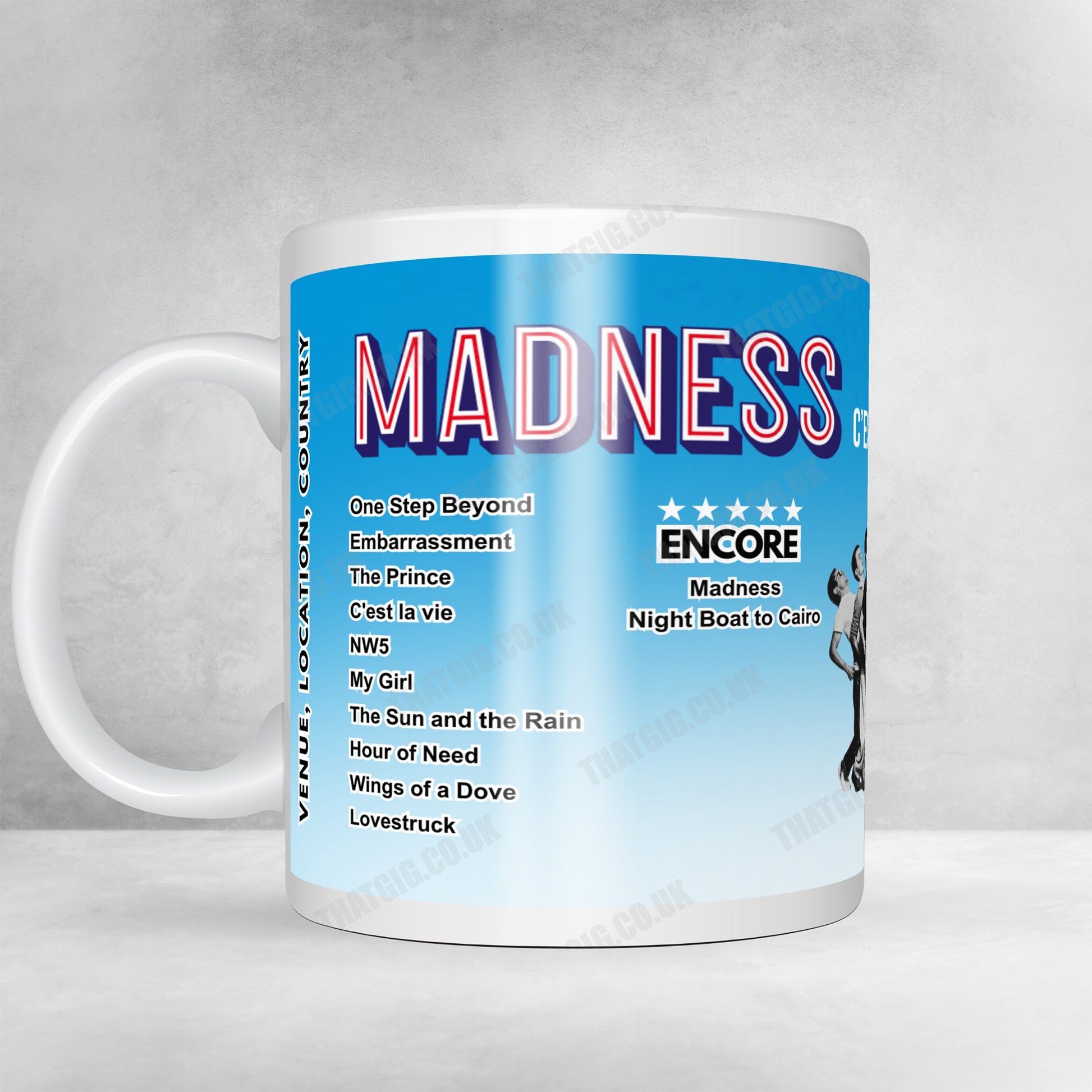 Madness Setlist Poster - Delamere Forest Park - June 15th, 2023
