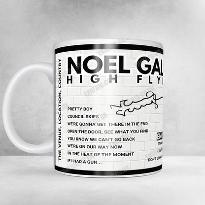 Noel Gallagher’s High Flying Birds Setlist Mug - Kendal Calling - August 2nd, 2024