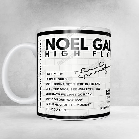 Noel Gallagher’s High Flying Birds Setlist Mug - Kendal Calling - August 2nd, 2024