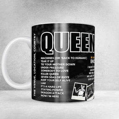 Queen Setlist Poster - Festhalle, Frankfurt - September 26th, 1984