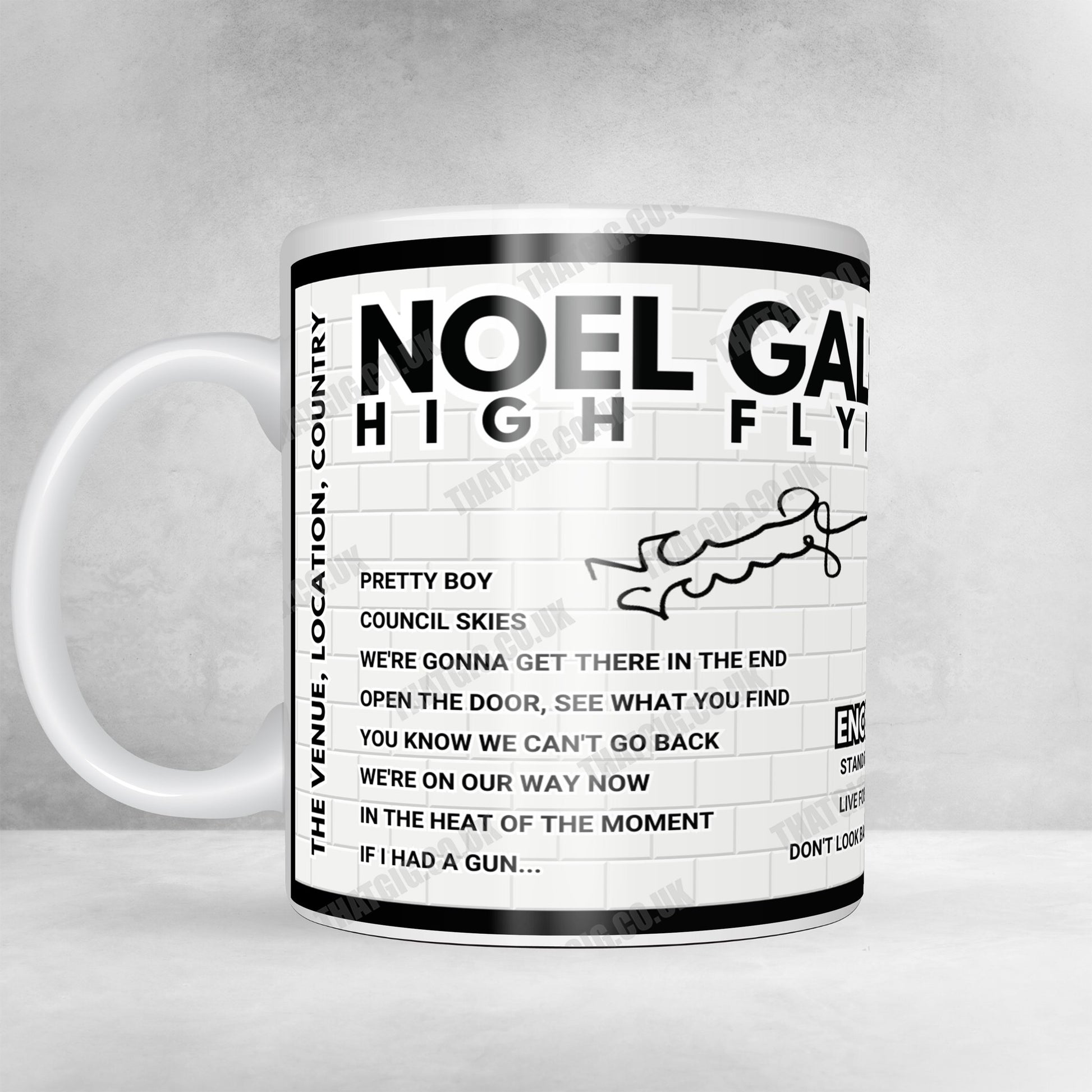 Noel Gallagher’s High Flying Birds Setlist Poster - Lighthouse, Poole, England - March 17th, 2024