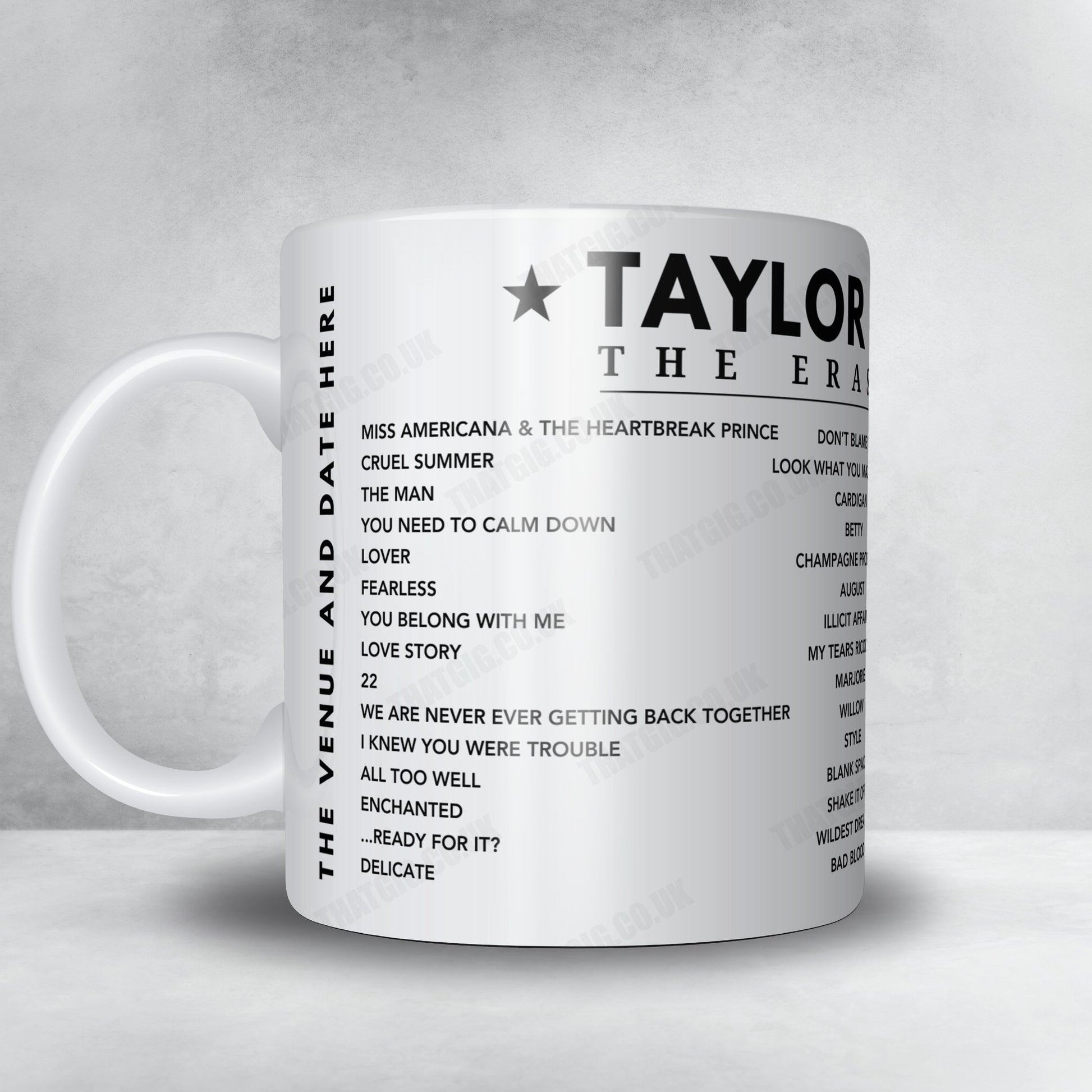 Taylor Swift Setlist Poster - Rogers Centre, Toronto, Canada - November 14th, 2024