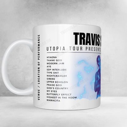Travis Scott Setlist Poster - Wireless Festival, England - July 8th, 2023