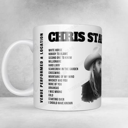 Chris Stapleton Setlist Poster - Van Andel Arena, Grand Rapids - June 13th, 2025