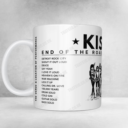 KISS Setlist Poster - Resorts World Arena, Birmingham, England - June 5th, 2023