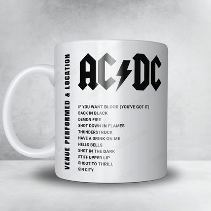 AC/DC Setlist Poster - AT&T Stadium, Arlington - April 14th, 2025
