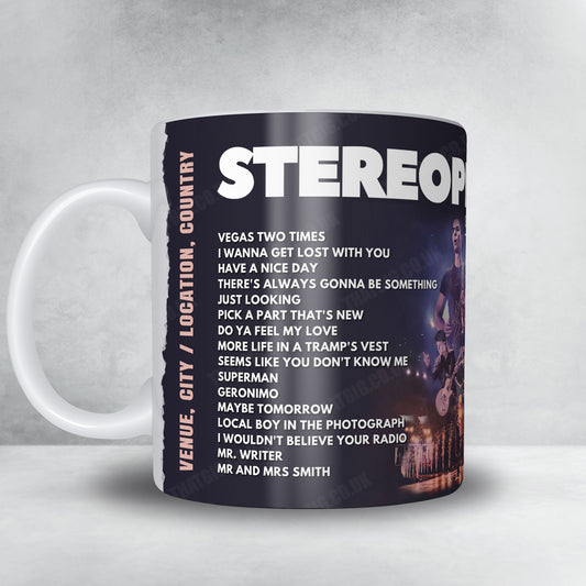 Stereophonics Setlist Poster - La Prairie de Kerampuilh, Carhaix-Plouguer - July 19th, 2025