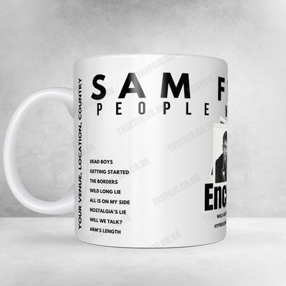 Sam Fender Setlist Poster - AFAS Live, Amsterdam - March 18th, 2025