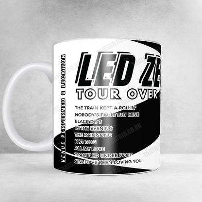 Led Zeppelin Setlist Mug - The O2 Arena, London - December 10th, 2007