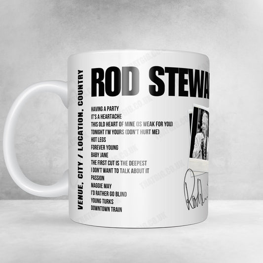 Rod Stewart Setlist Poster - Coliseum da Coruña A Coruña - December 15th, 2024