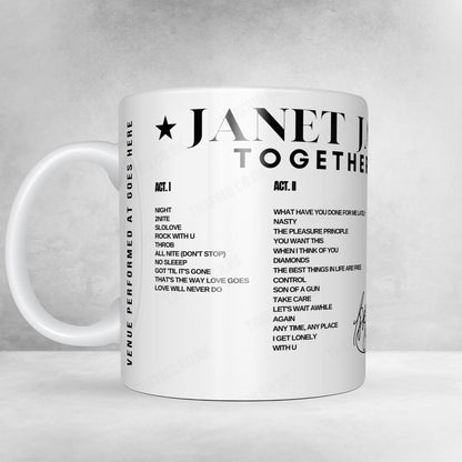 Janet Jackson Setlist Poster - Paycom Center, Oklahoma City - July 26th, 2024