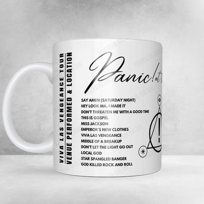 Panic! at the Disco Setlist Poster - The O2 Arena, London - March 7th, 2023