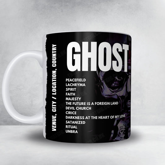 Ghost Setlist Mug - MEO Arena, Lisbon - April 29th, 2025