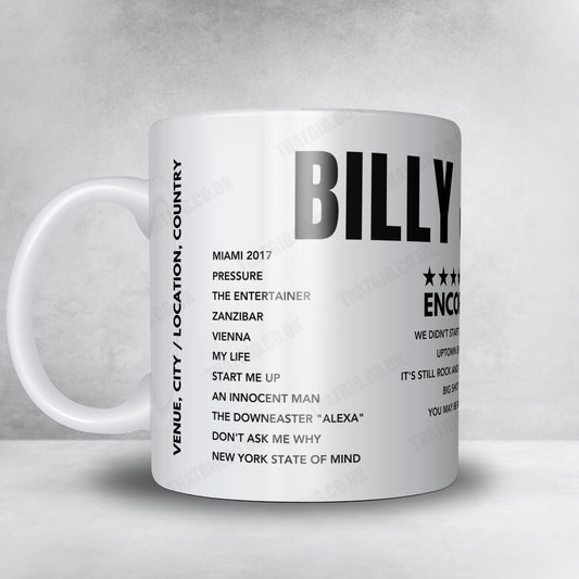 Billy Joel Setlist Mug - Madison Square Garden - July 24th, 2023