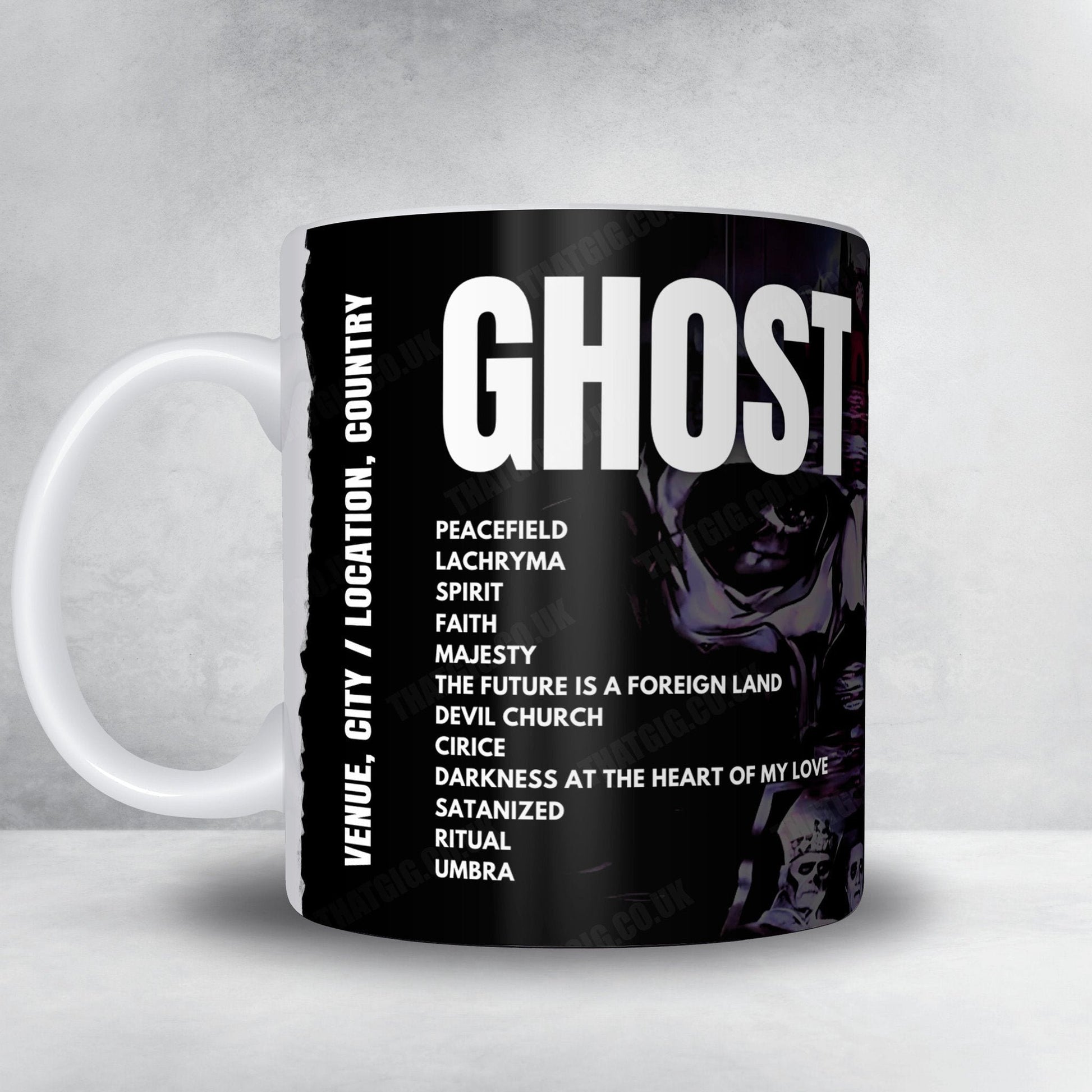 Ghost Setlist Poster - The OVO Hydro, Glasgow - April 16th, 2025