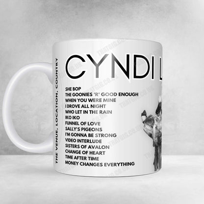 Cyndi Lauper Setlist Poster - Value City Arena Columbus - November 3rd, 2024