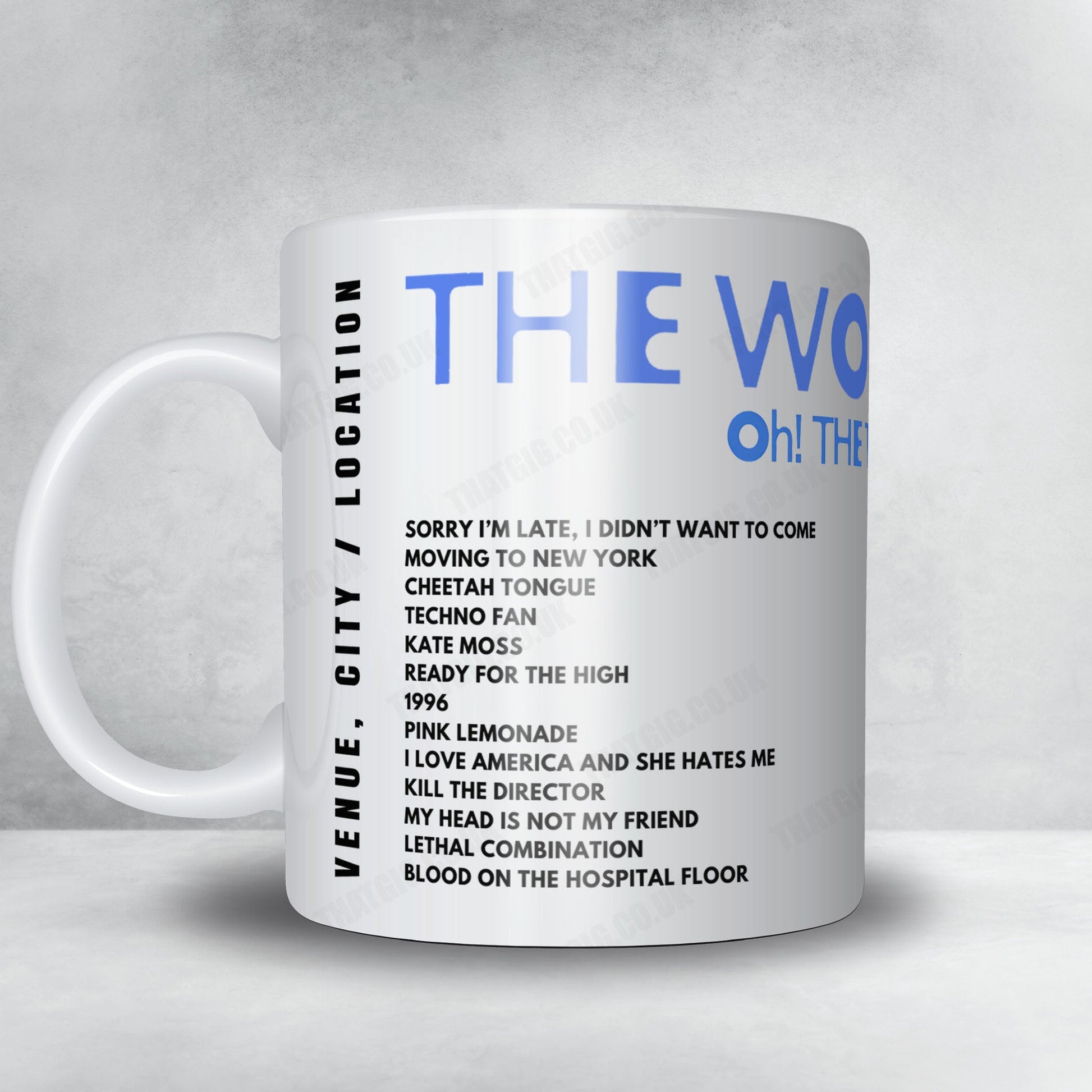 The Wombats Setlist Poster - First Direct Arena, Leeds - March 26th, 2025