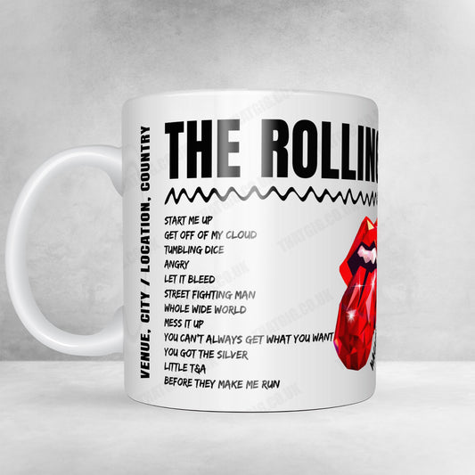 The Rolling Stones Setlist Mug - New Orleans Jazz & Heritage Festival, USA - May 2nd, 2024