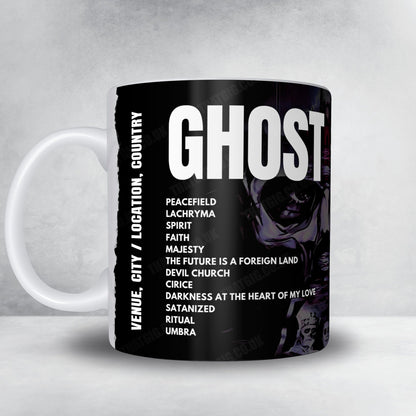 Ghost Setlist Mug - Ziggo Dome, Amsterdam - May 8th, 2025