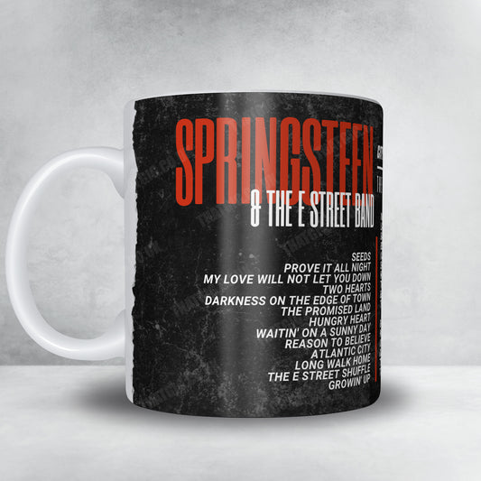 Bruce Springsteen Setlist Mug - Stade Pierre-Mauroy, Villeneuve-d'Ascq - May 27th, 2025