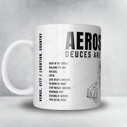 Aerosmith Setlist Mug - The Theater at MGM National Harbor, National Harbor - August 13th, 2019