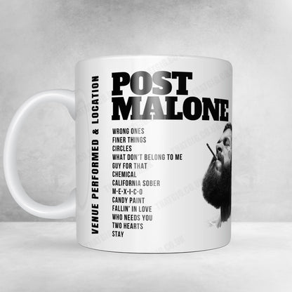 Post Malone Setlist Poster - XFINITY Theatre - September 21st, 2024