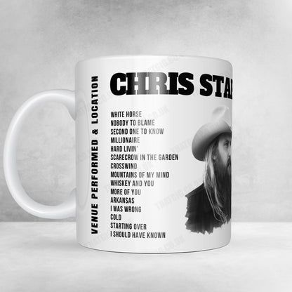 Chris Stapleton Concert Mug – The O2 Arena, London, England – October 24th, 2024