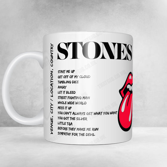 The Rolling Stones Setlist Mug - Olympiastadion, Munich, Germany - June 5th, 2022