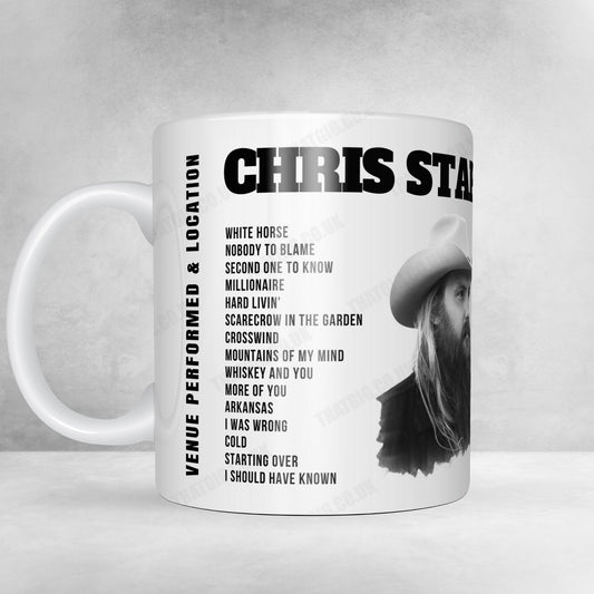 Chris Stapleton Setlist Mug - Highland Festival Grounds at the Kentucky Expo Center, Louisville - September 18th, 2022