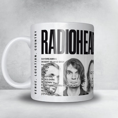 Radiohead Setlist Mug - Madison Square Garden, New York - July 26th, 2016