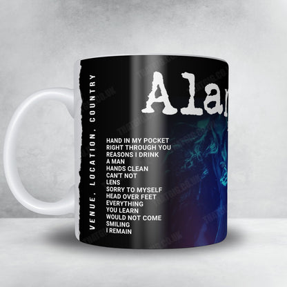 Alanis Morissette Setlist Mug - Merriweather Post Pavilion, Columbia - June 29th, 2024