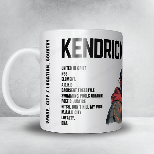 Kendrick Lamar Setlist Mug - Festhalle, Frankfurt - October 31st, 2022