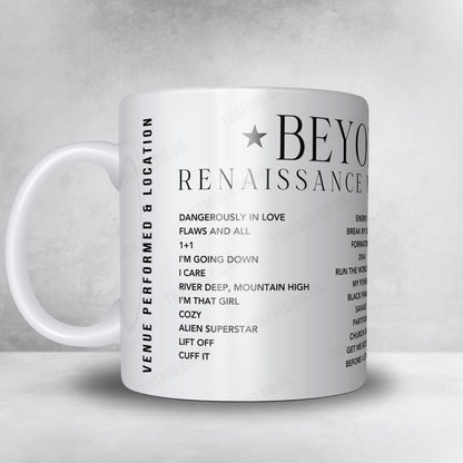 Beyoncé Setlist Poster - Caesars Superdome, New Orleans - September 27th, 2023