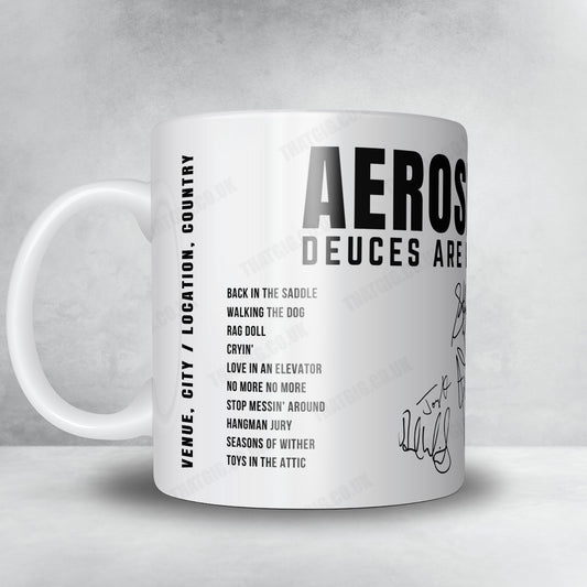 Aerosmith Setlist Mug - Park Theater at Park MGM, Las Vegas - November 16th, 2019