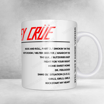 Mötley Crüe Setlist Poster - Stockhorn Arena, Thun, Switzerland - June 27th, 2023