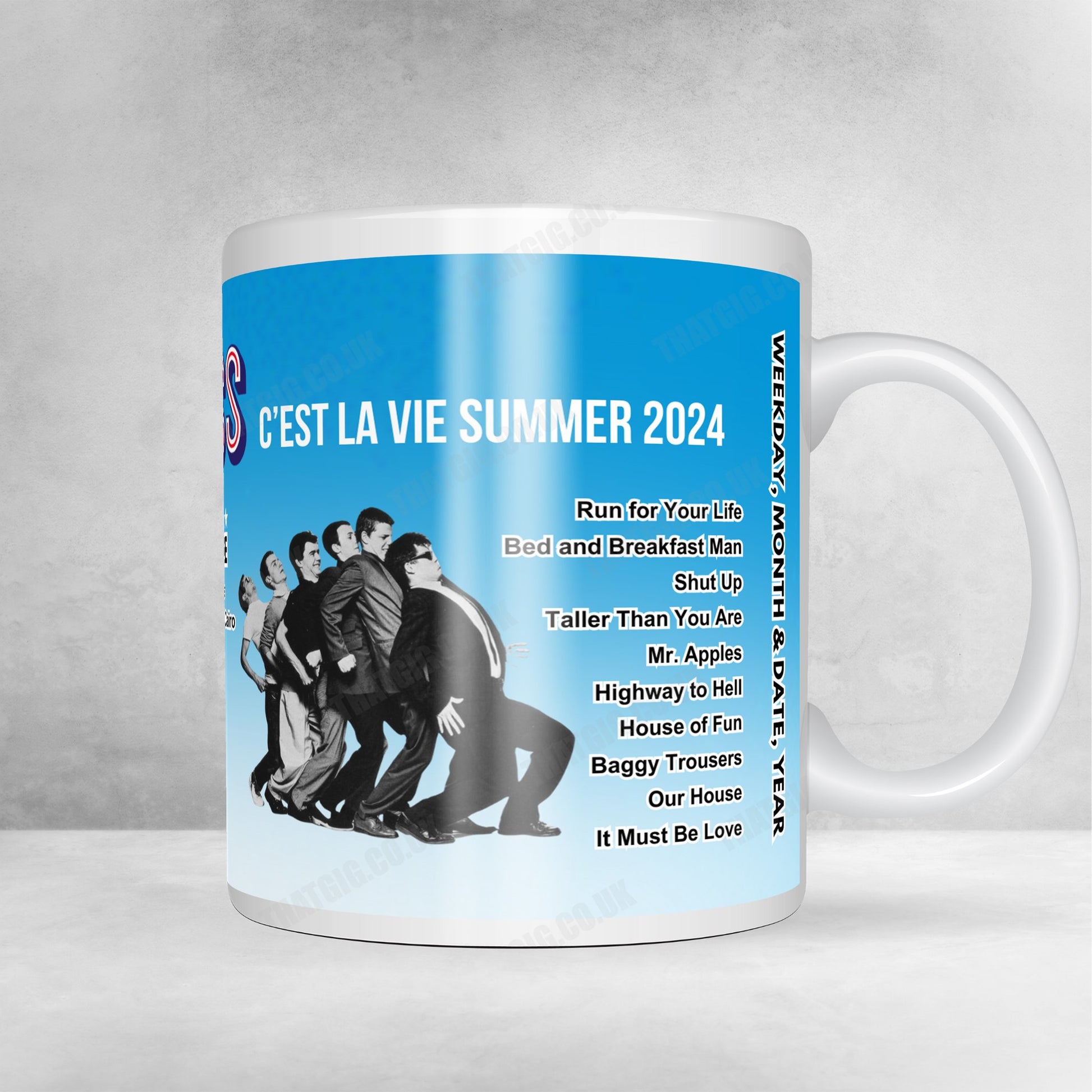 Madness Setlist Poster - Delamere Forest Park - June 15th, 2023